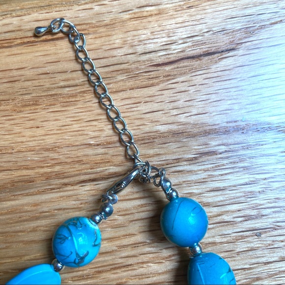 3-Piece Turquoise Statement Gem Beaded Jewelry Set - Picture 10 of 14